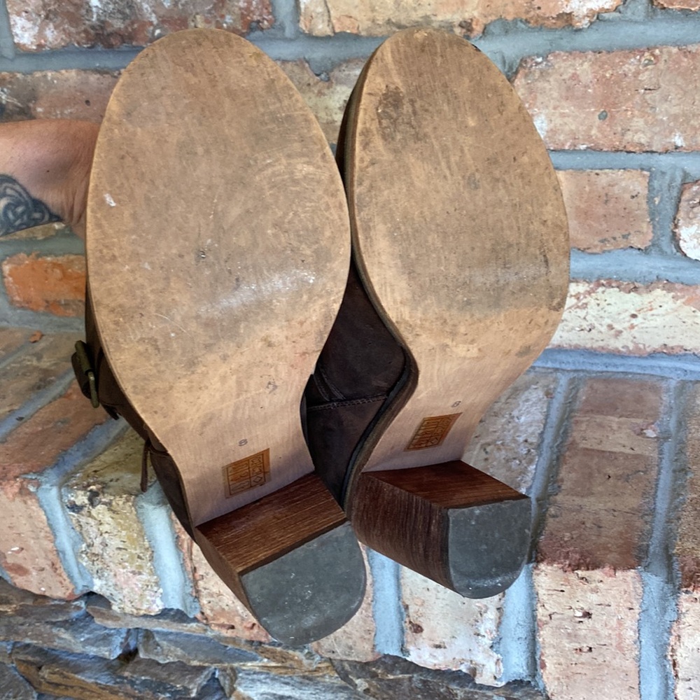 Leather wrap boots - Picture 5 of 6